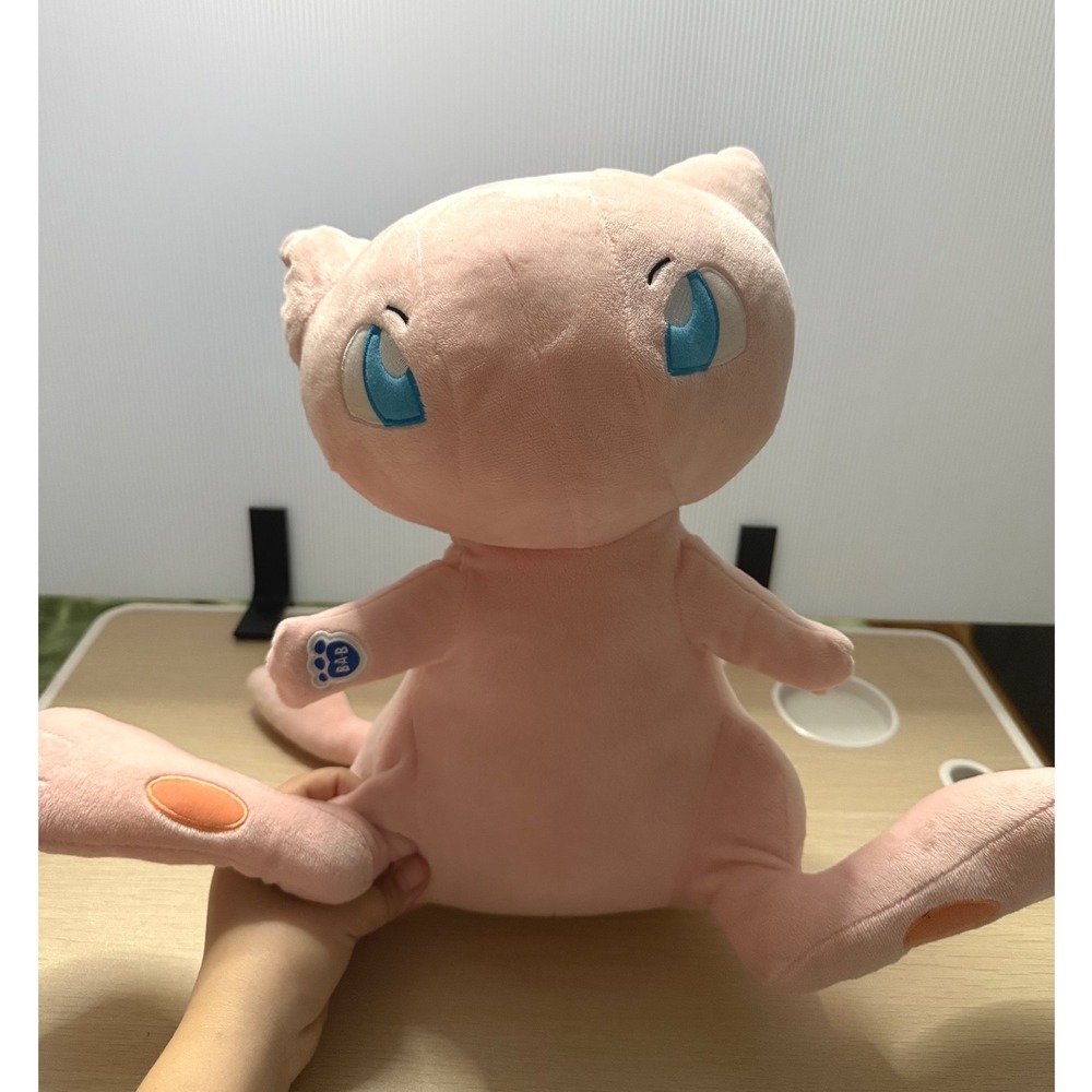 Pokemon Build a Bear BAB Mew Plush Toy Figure Large Strawberry Scented EUC
